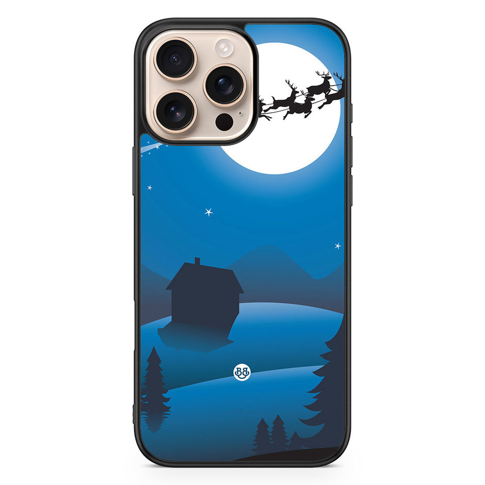 iPhone 16 Pro Max Case - Festive Sleigh