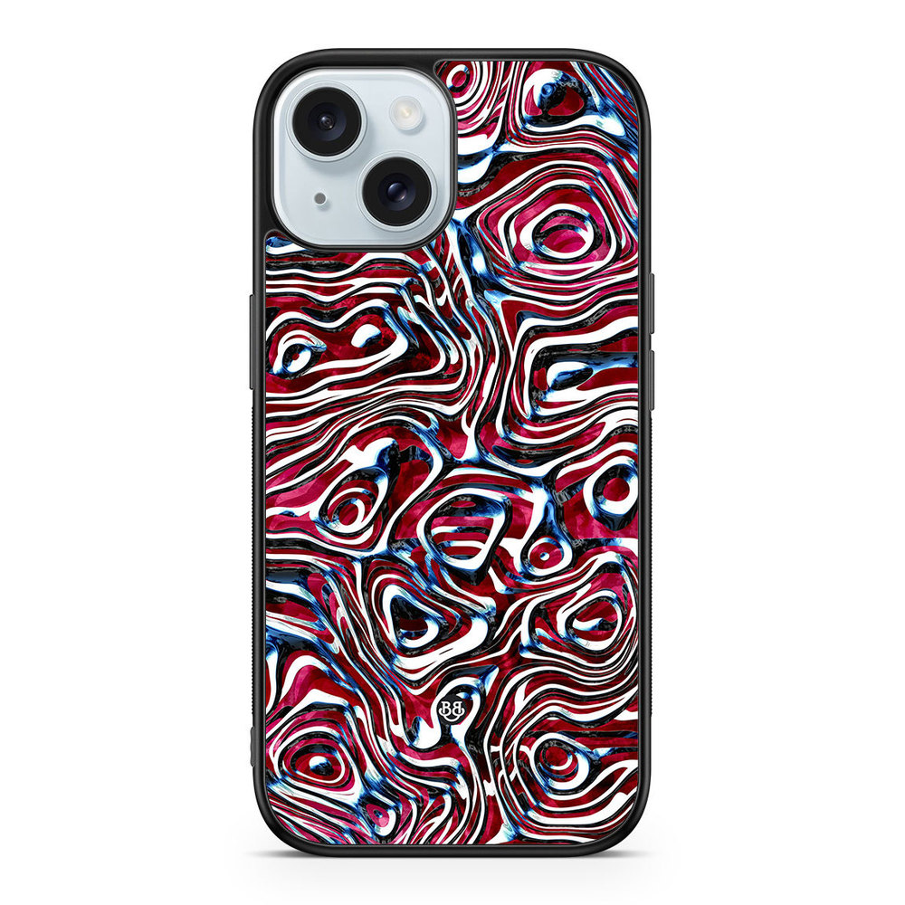 iPhone 15 Case - Mineral Pattern
