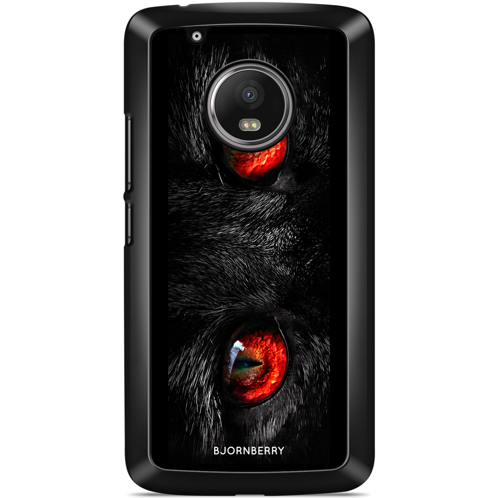 Moto G5 Plus Case - Red Cat Eyes