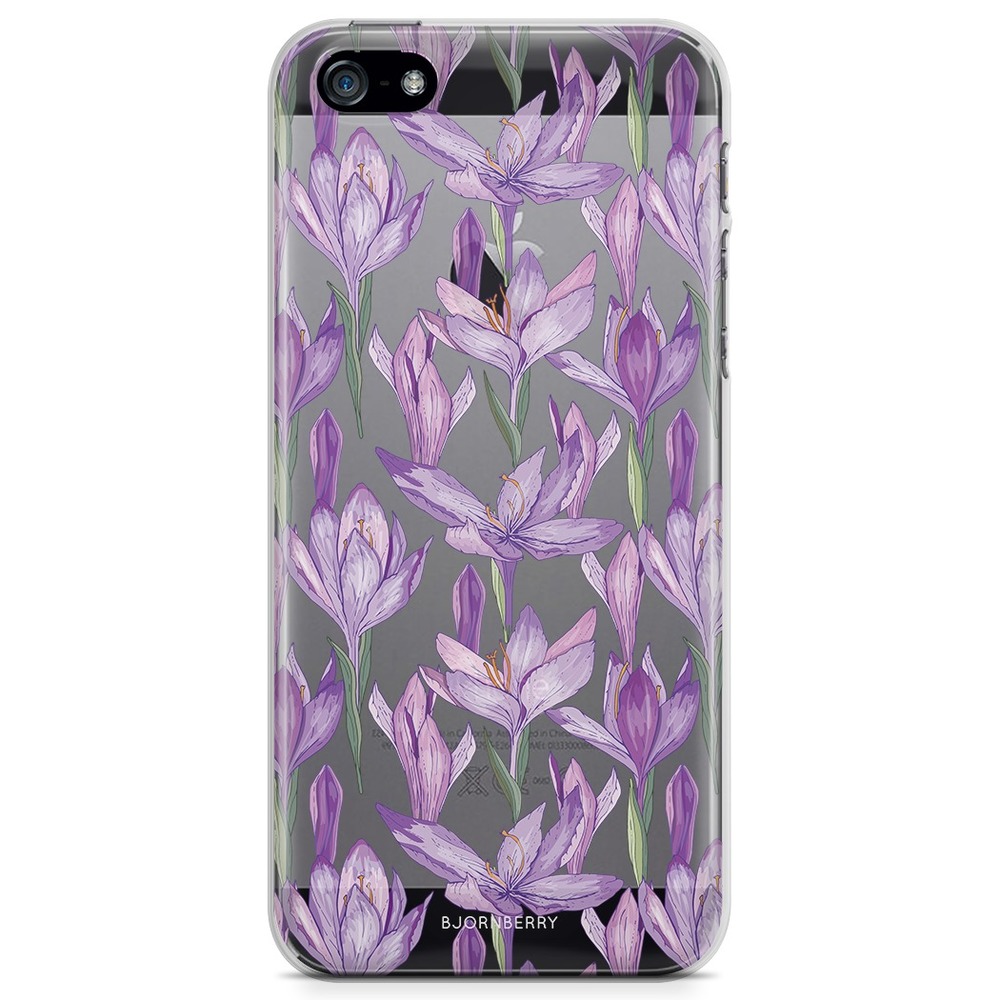 iPhone 5/5S/SE (2016) TPU Case - Crocuses