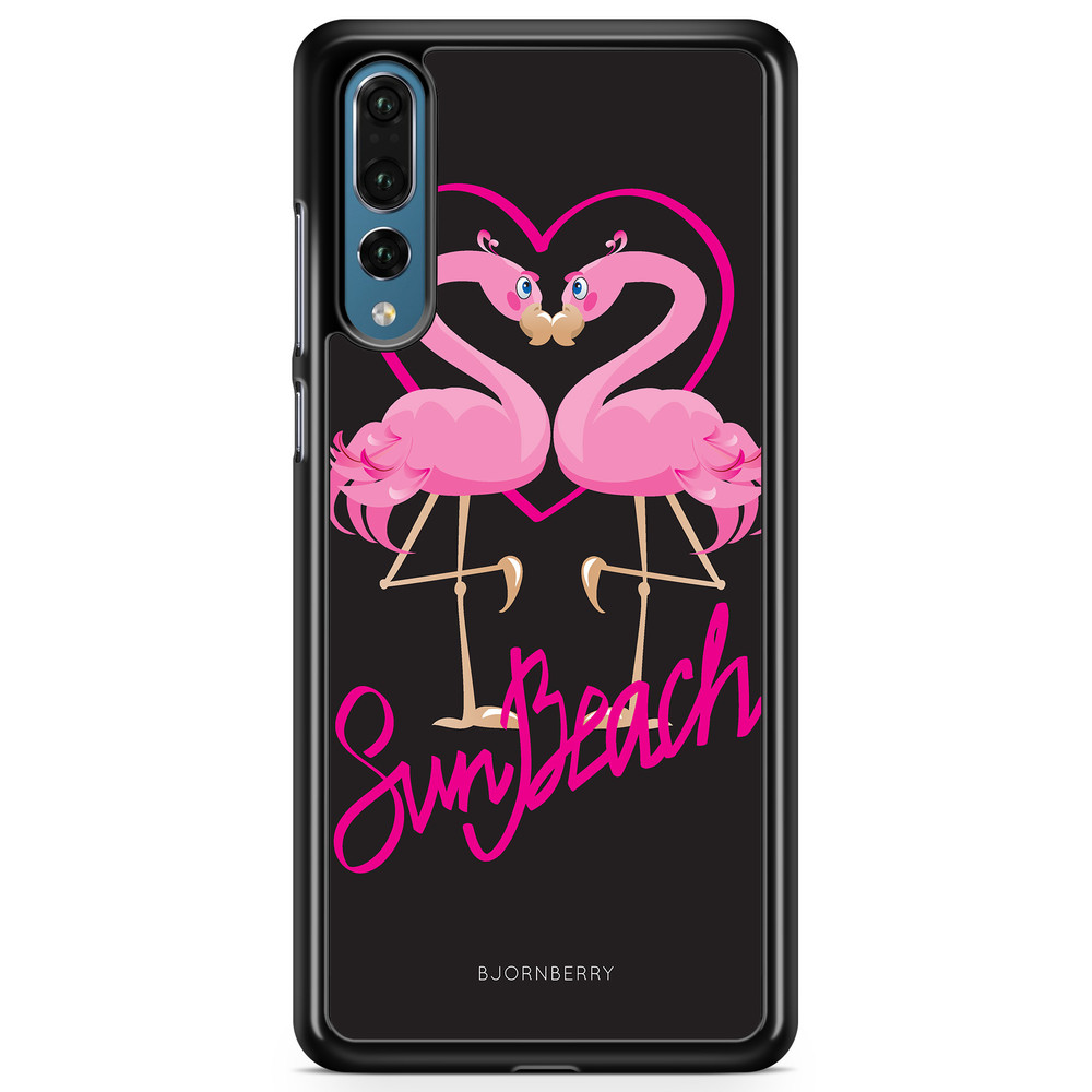 Huawei P20 Pro Case - Sun Beach Flamingo