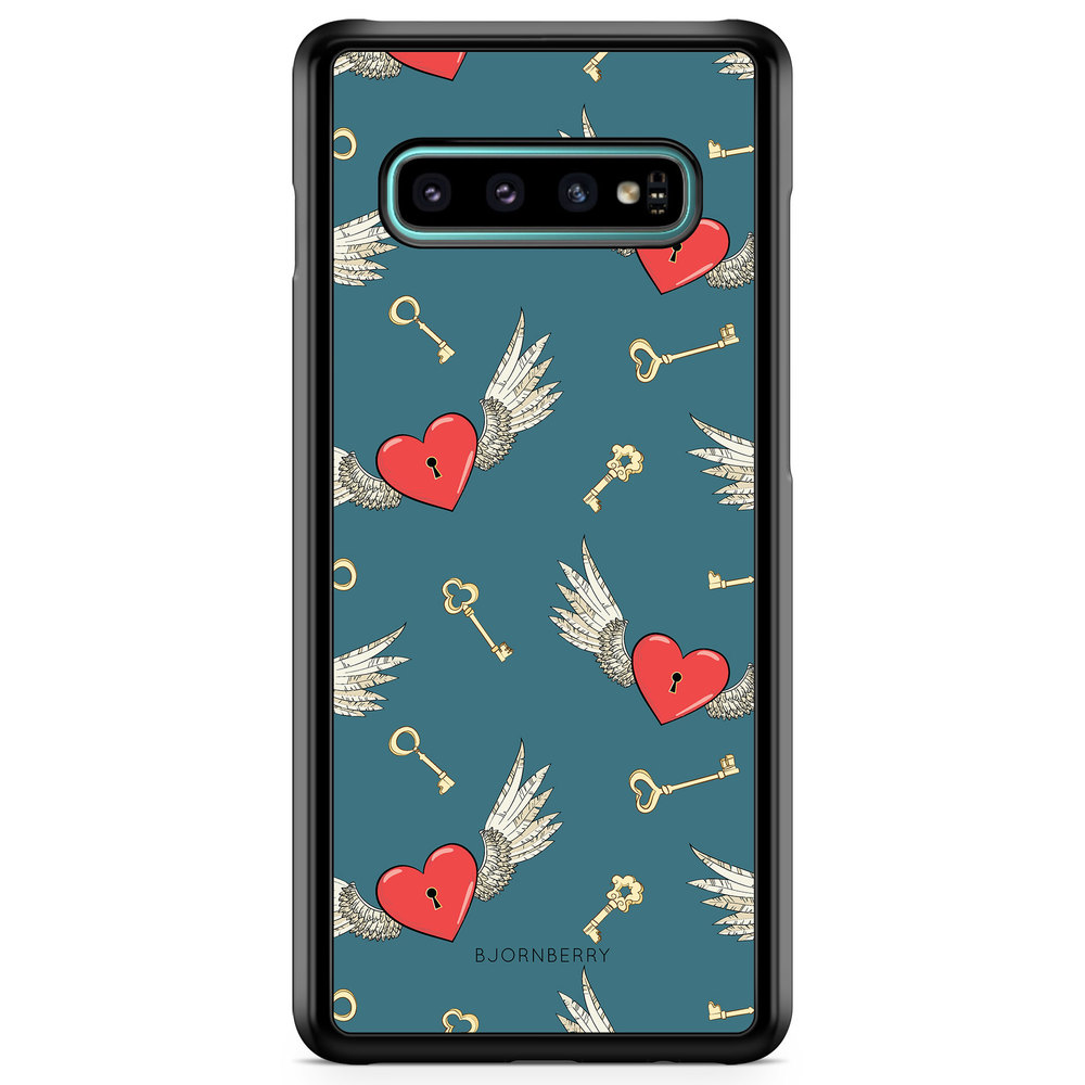 Samsung Galaxy S10 Case - Hearts 'n Wings