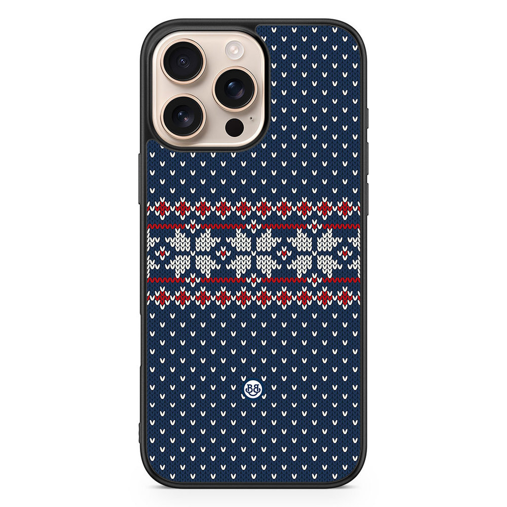 iPhone 16 Pro Max Case - Knitted Xmas
