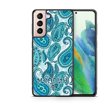 Samsung Galaxy S21 FE 5G Custom Case - Paisley Name
