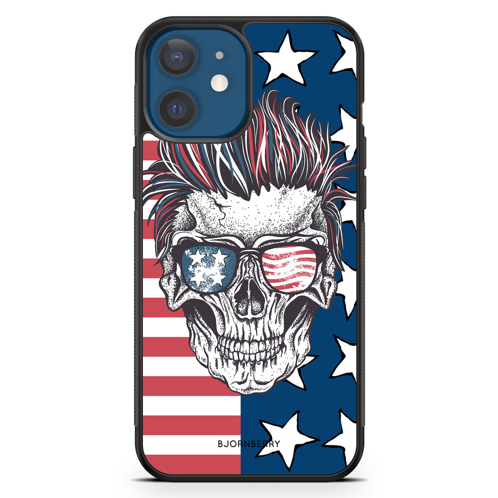 iPhone 12 Case - USA Skull