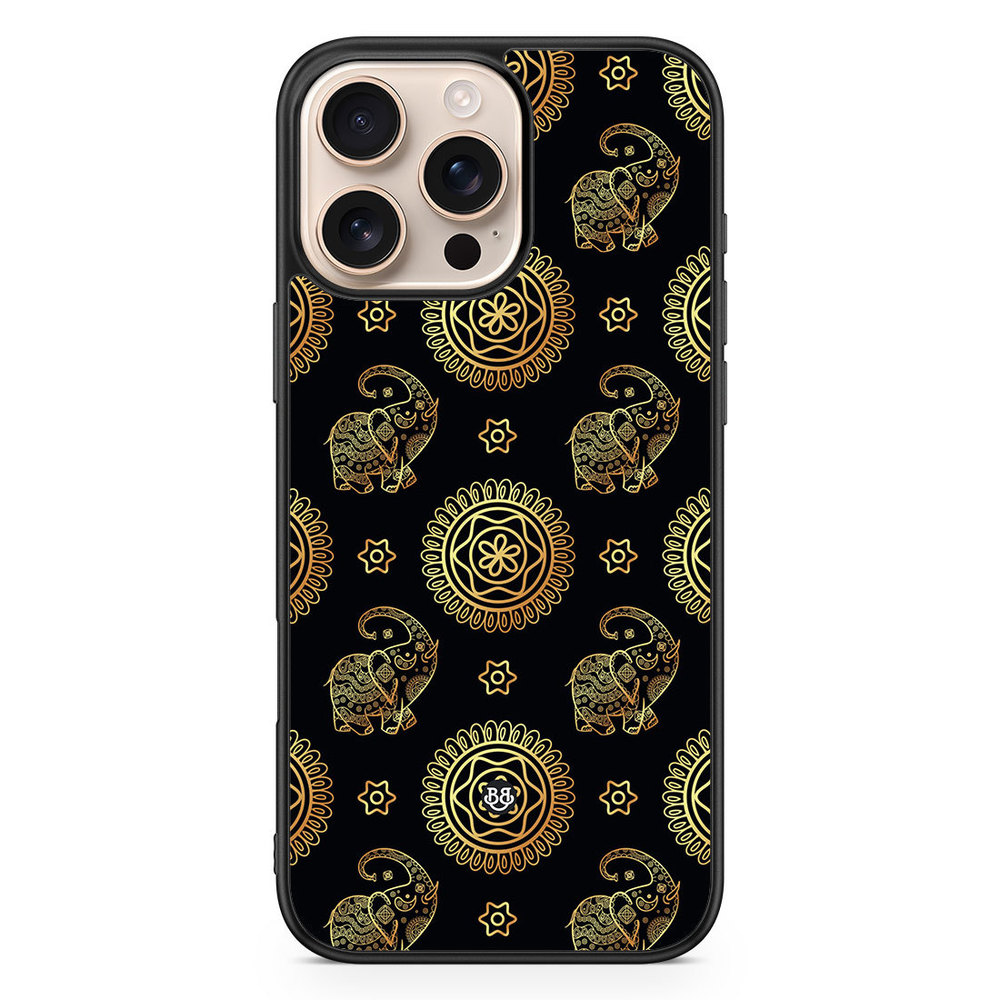 iPhone 16 Pro Max Case - Elephant Gold
