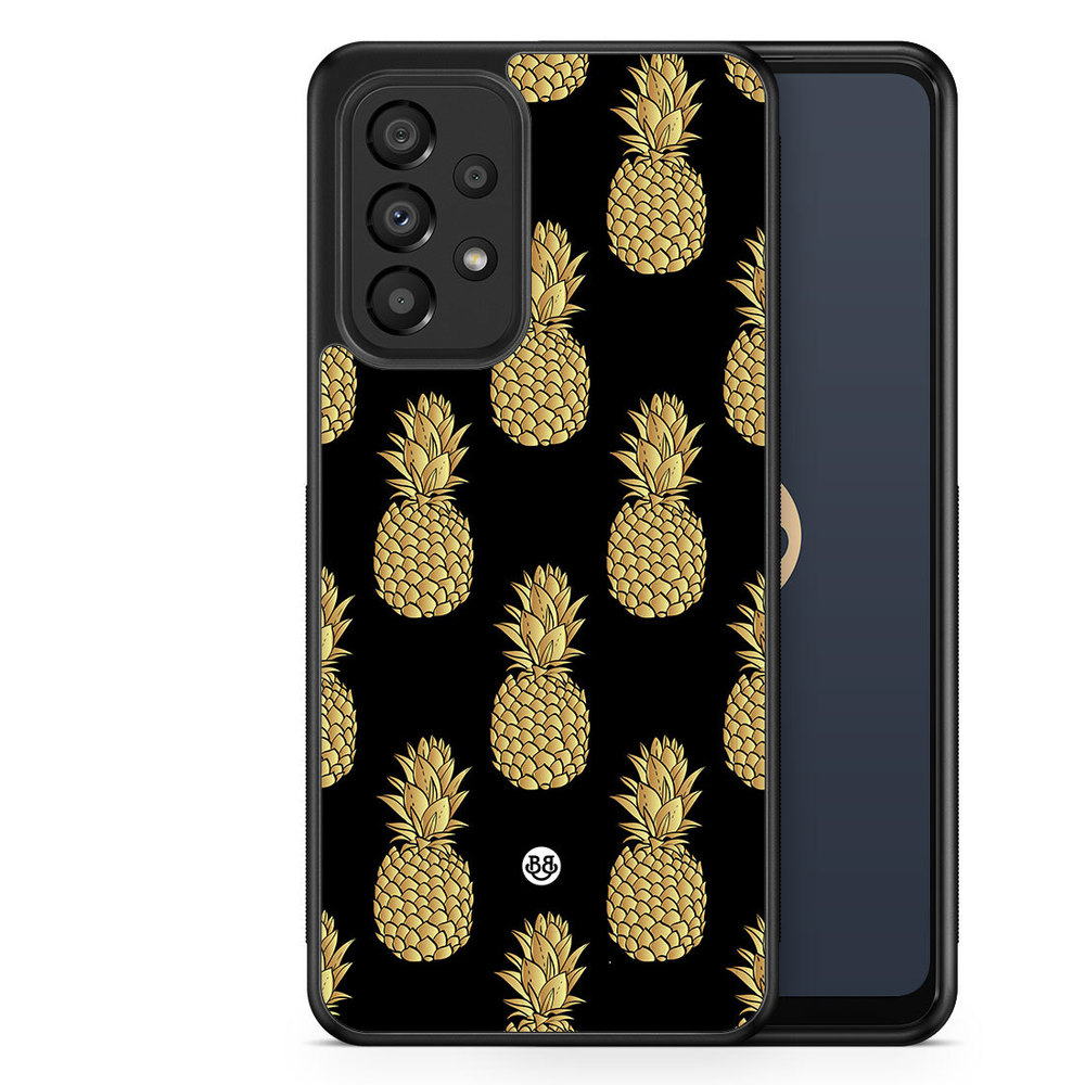 Samsung Galaxy A33 5G Case - Gold Pineapples