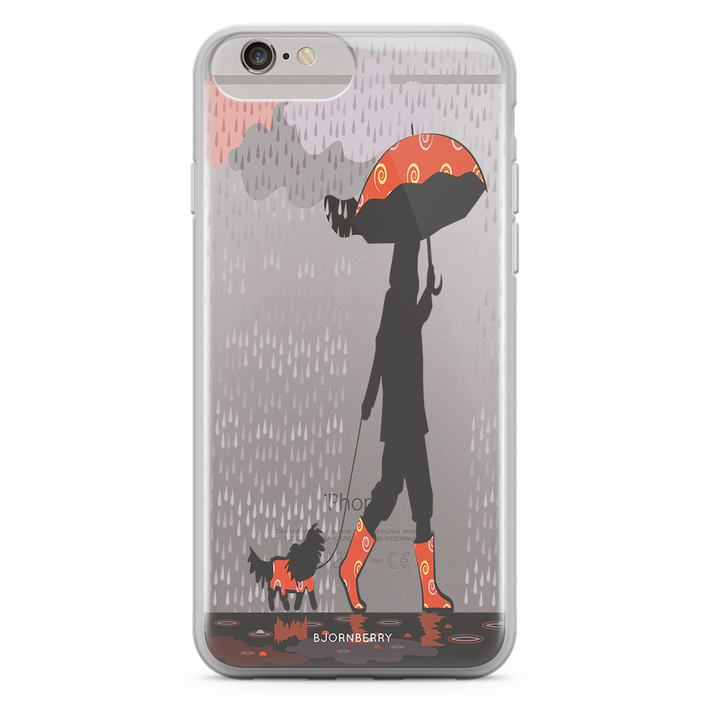 iPhone 6 Plus/6s Plus Fashion Skal - Promenad I Regnet