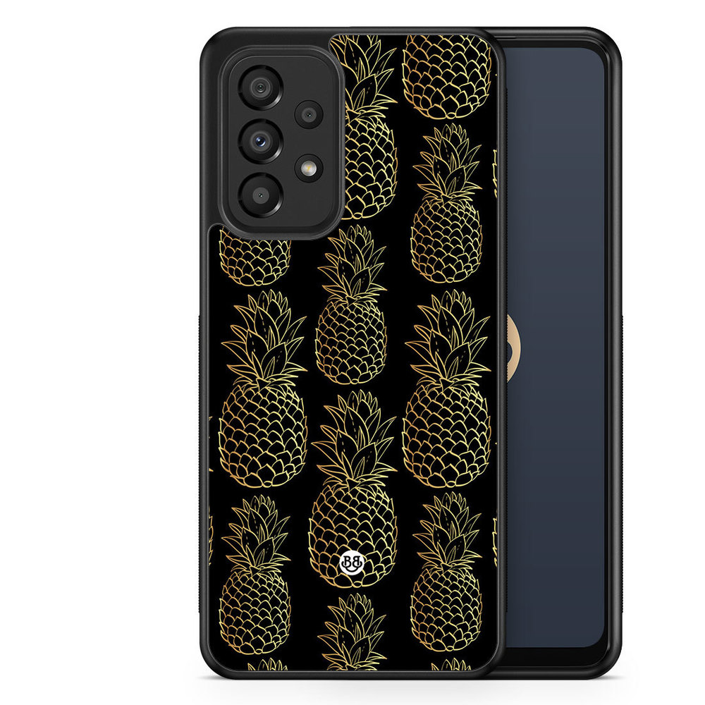 Samsung Galaxy A33 5G Case - Gold Pineapples