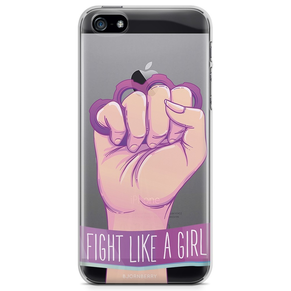 iPhone 5/5S/SE (2016) TPU Case - Fight Like A Girl