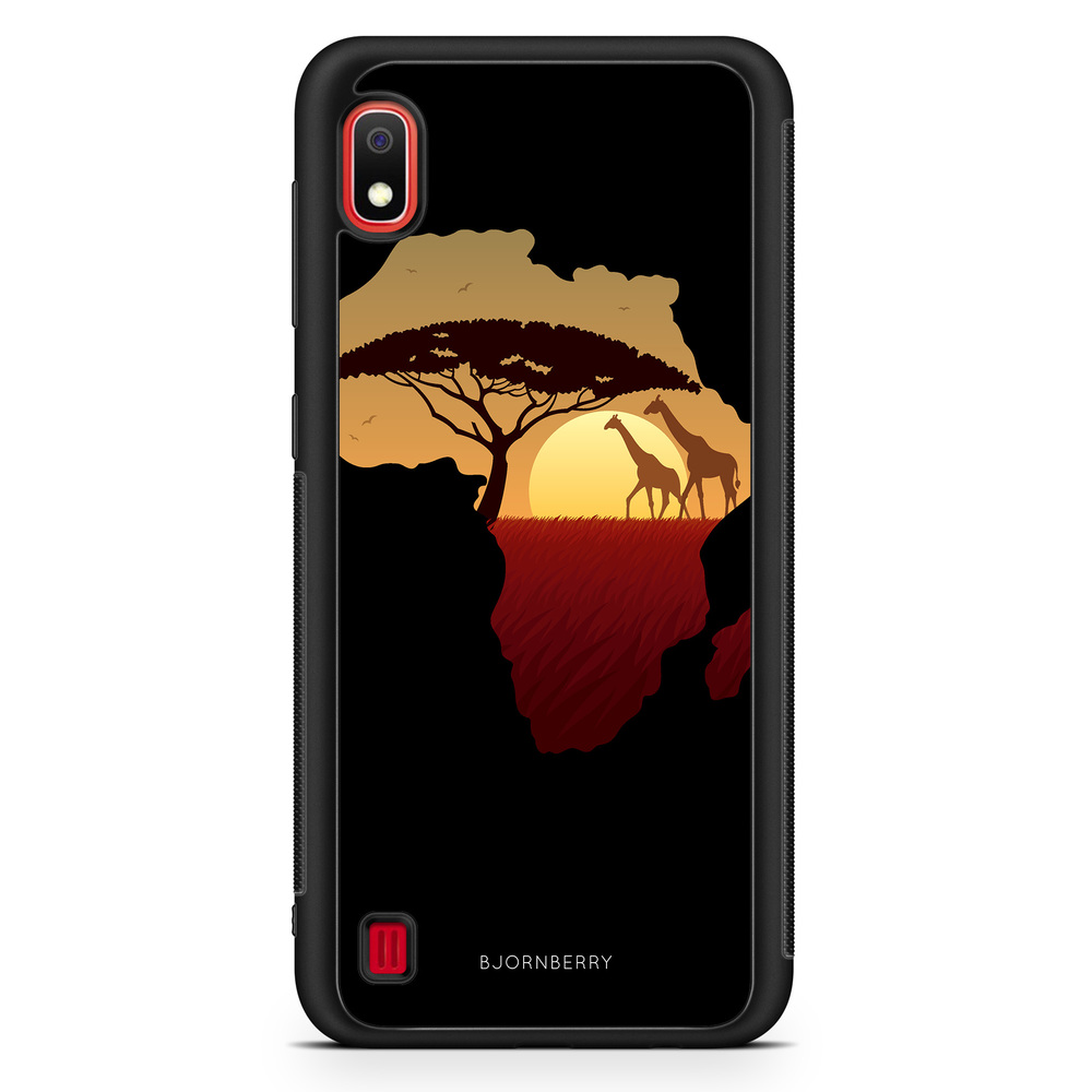 Samsung Galaxy A10 Case - Africa Black