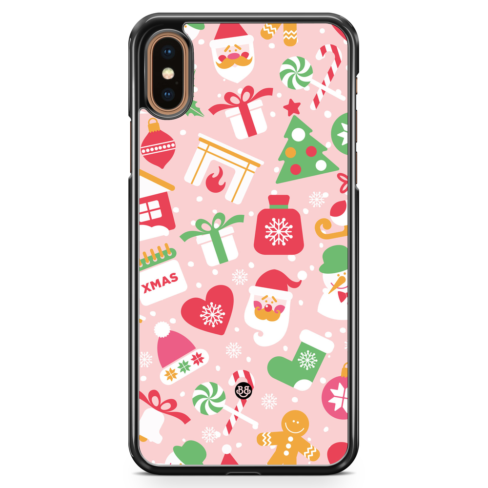 iPhone XS Max Case - Pink Christmas