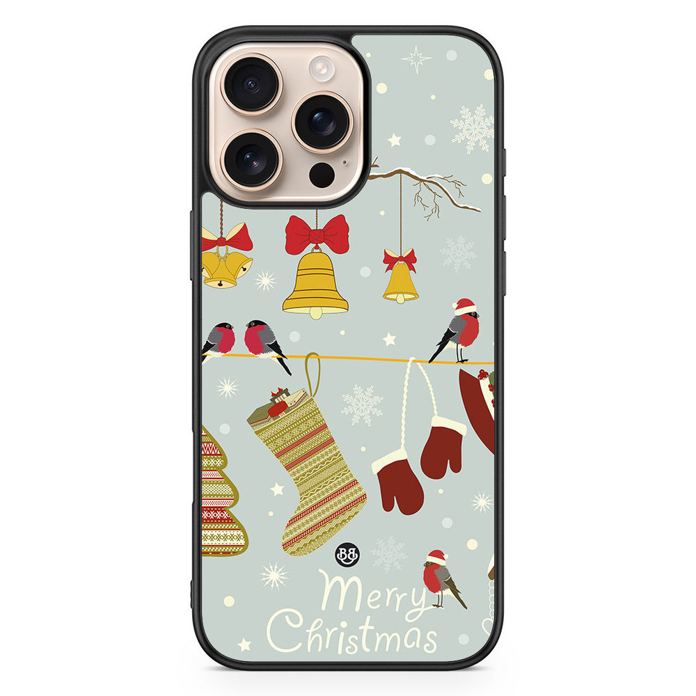 iPhone 16 Pro Max Case - Christmas Owls