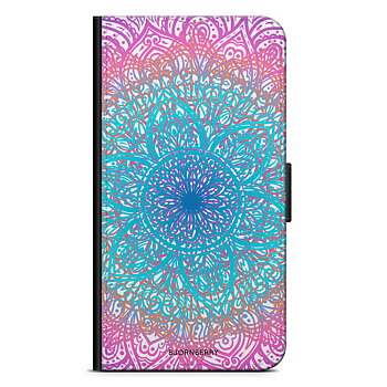 Sony Xperia X Wallet Case - Pastel Mandala