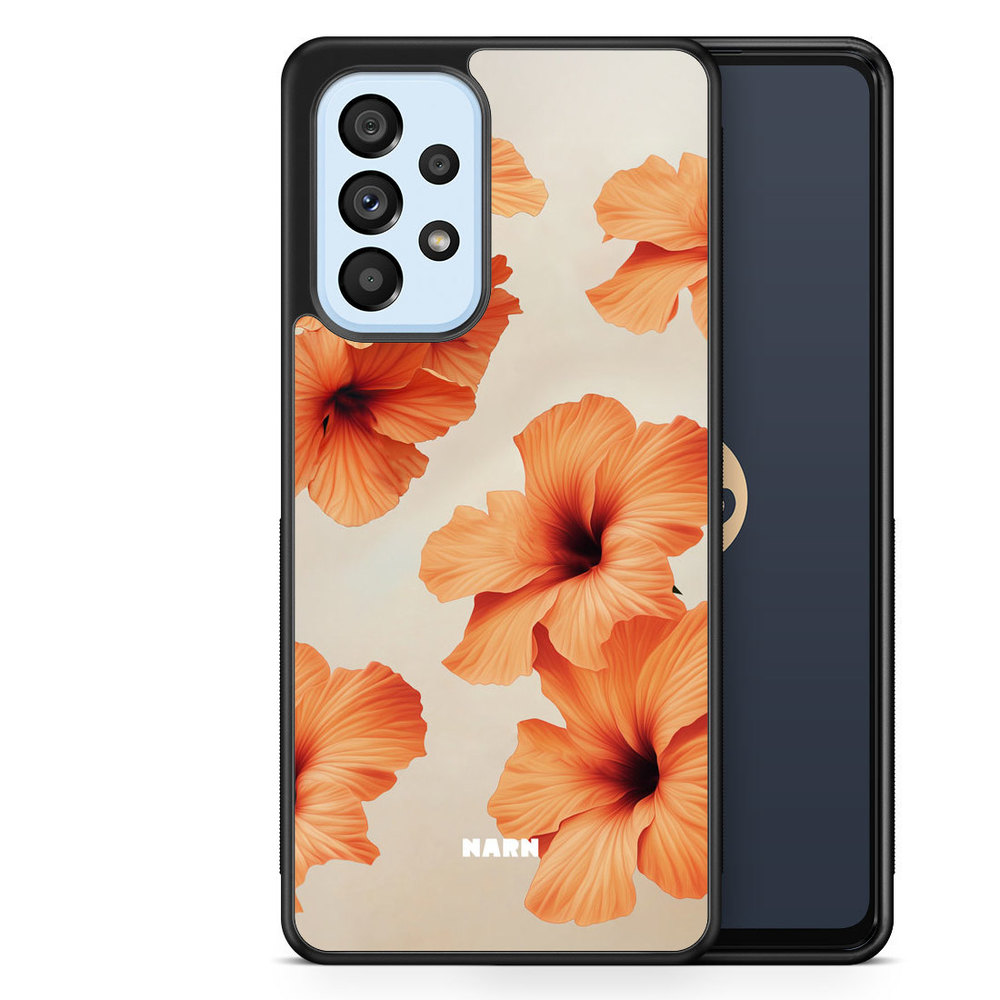 Samsung Galaxy A53 5G Case - Hibiscus Era - Papaya