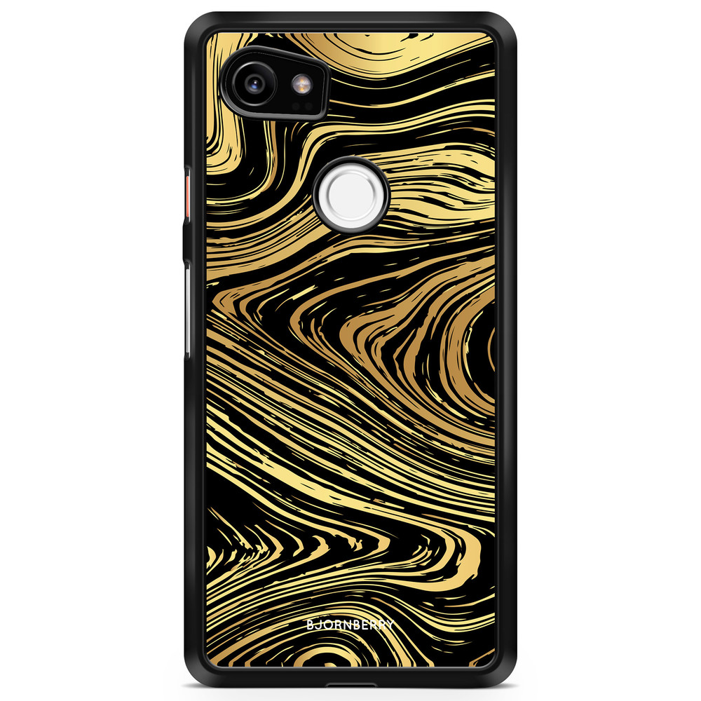 Google Pixel 2 XL Case - Gold Marble