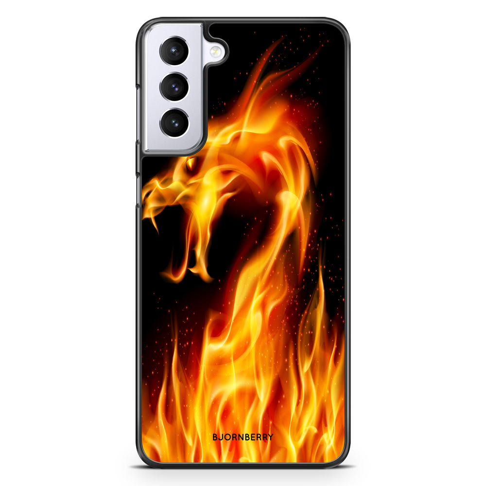 Samsung Galaxy S21 Plus Case - Flames Dragon