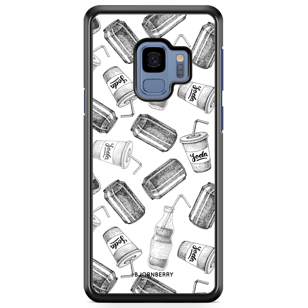 Samsung Galaxy S9 Case - Soda Black & White