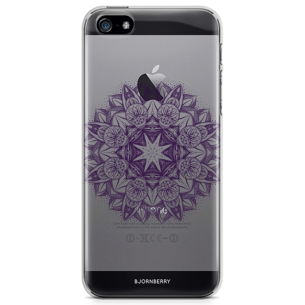 iPhone 5/5S/SE (2016) TPU Case - Purple Mandala