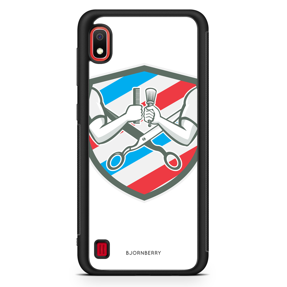 Samsung Galaxy A10 Case - Barber Logo