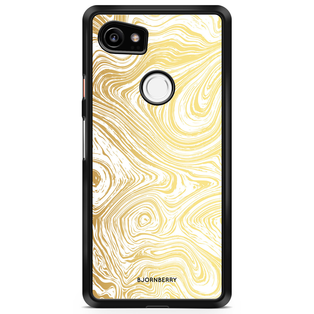 Google Pixel 2 XL Case - Gold Marble