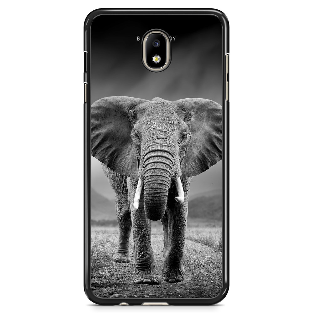 Samsung Galaxy J7 (2017) Case - Black/White Elephant