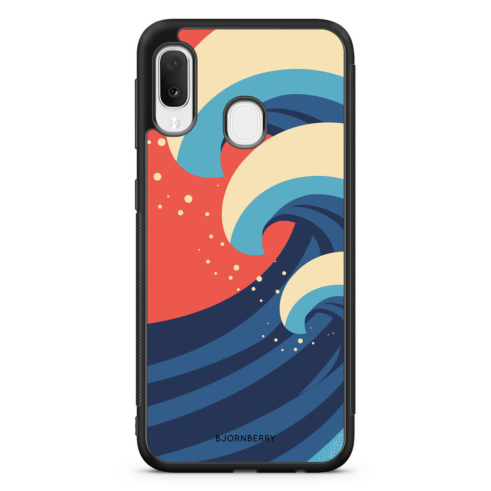 Samsung Galaxy A20e Case - Waves