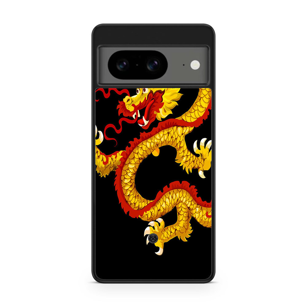 Google Pixel 8 Case - Yellow Dragon
