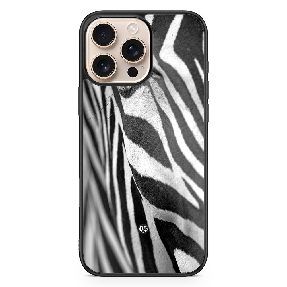 iPhone 16 Pro Max Case - Zebra Eye
