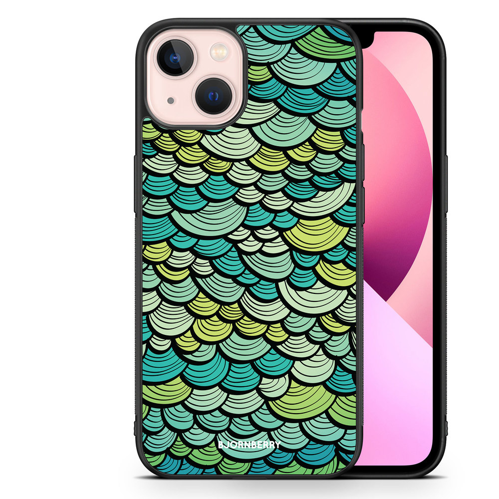 iPhone 13 Case - Green Mermaid Scales