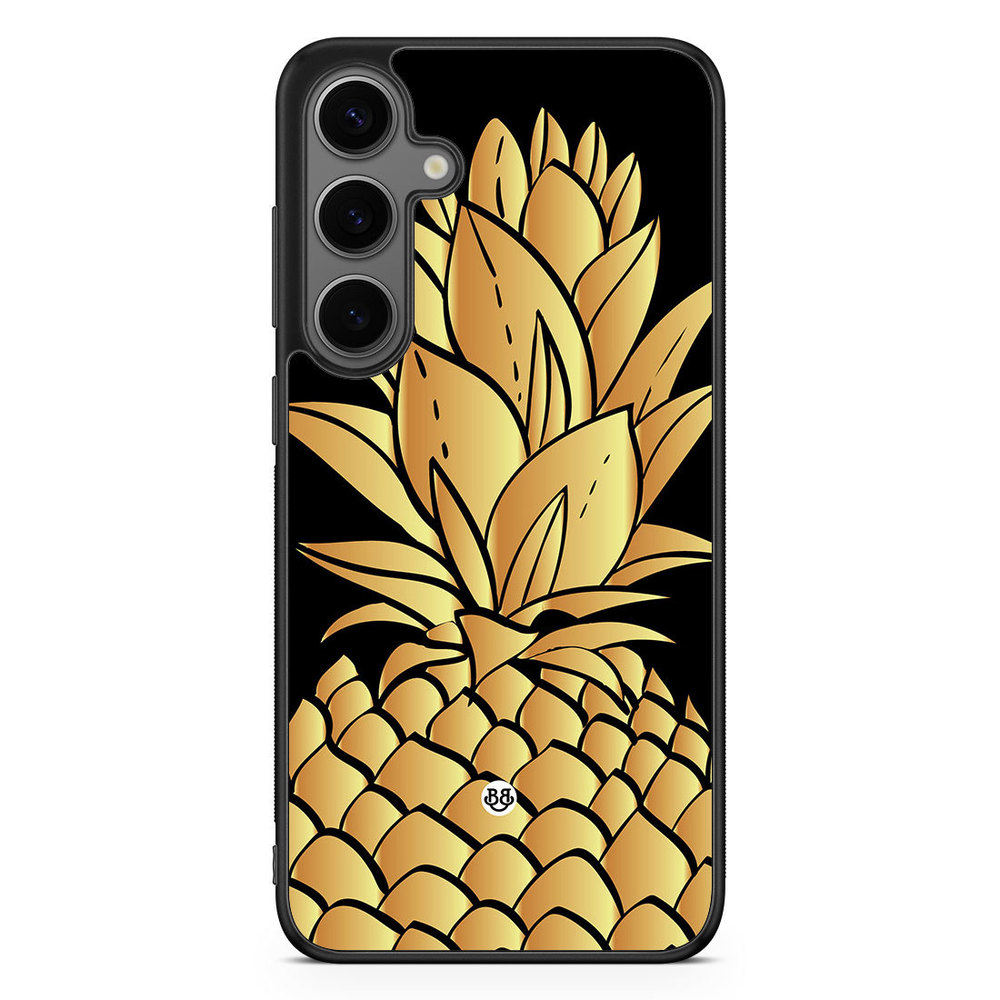 Samsung Galaxy S24 Plus Case - Gold Pineapple