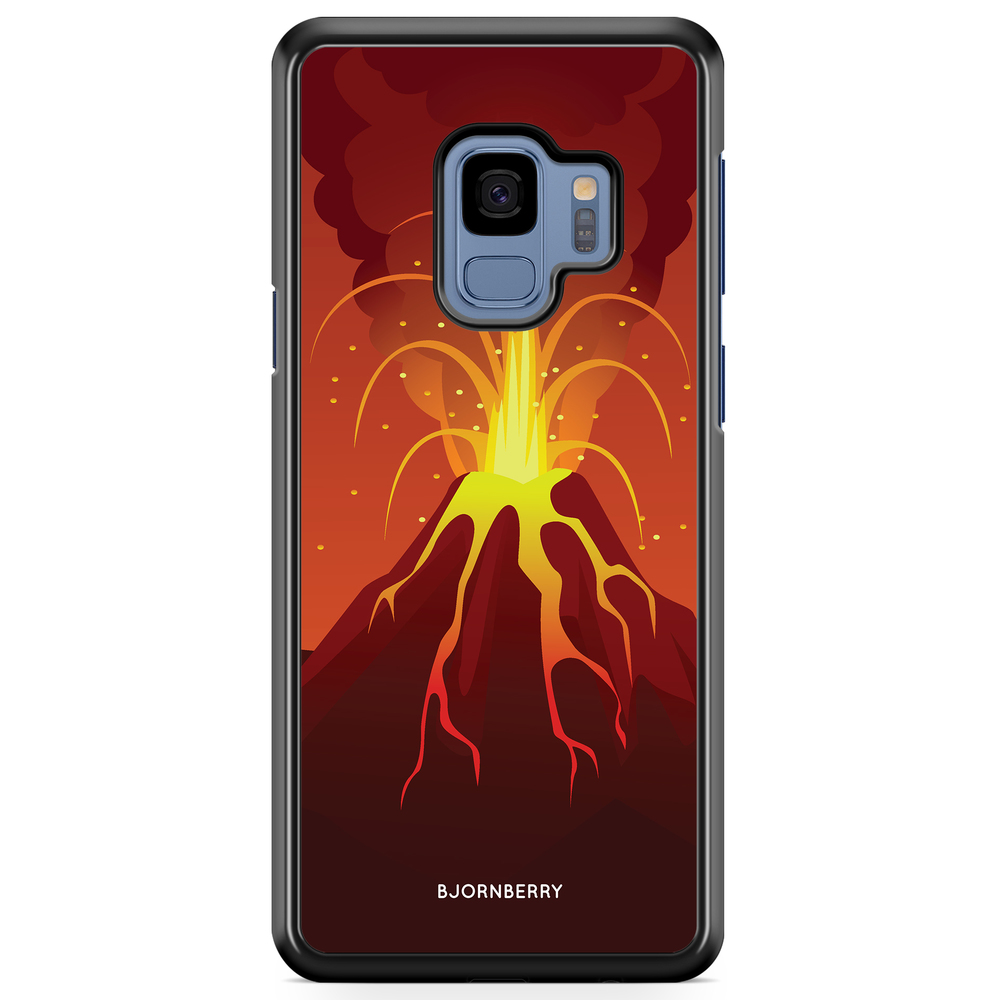 Samsung Galaxy S9 Skal - Teknad Vulkan