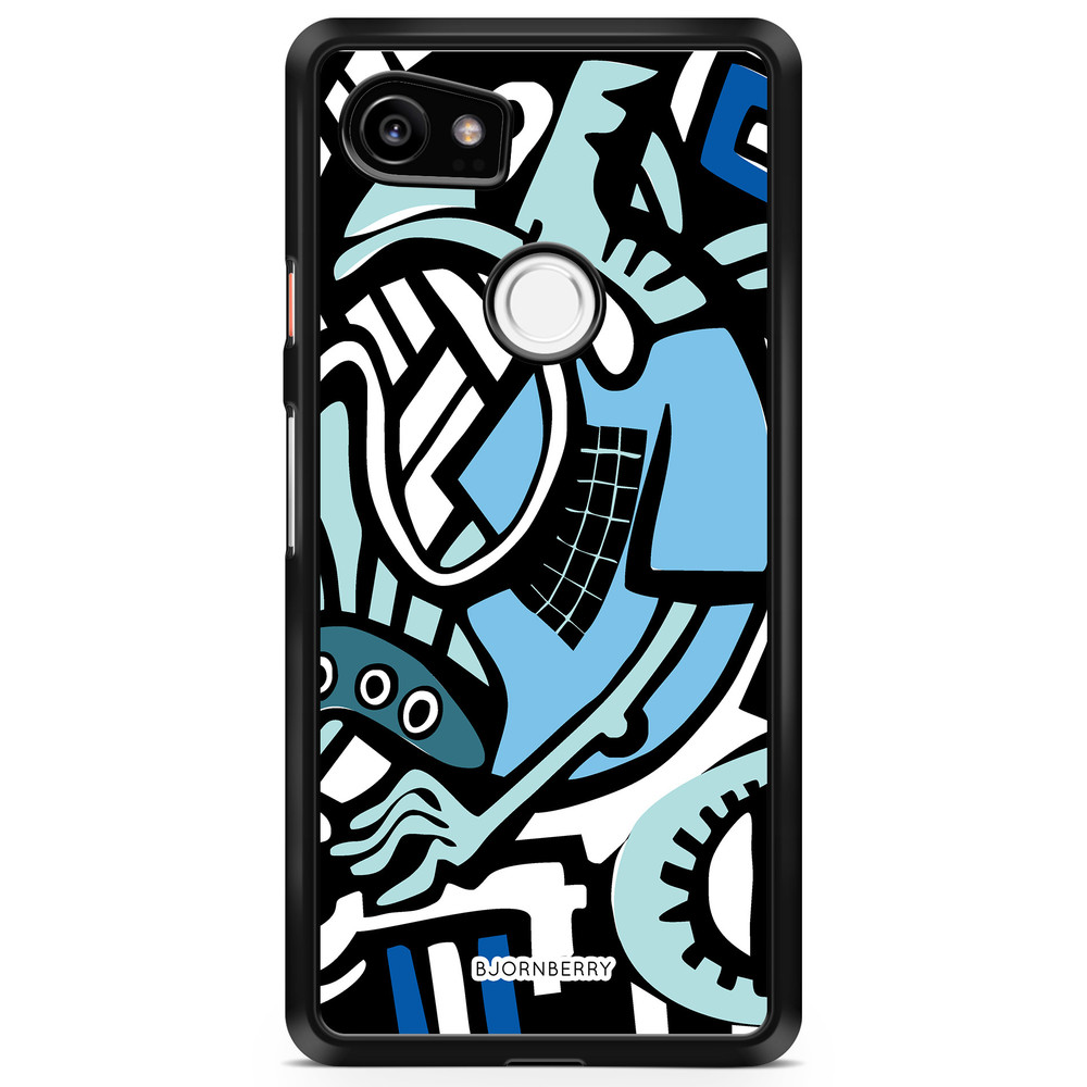 Google Pixel 2 XL Case - Grafitti Lizard