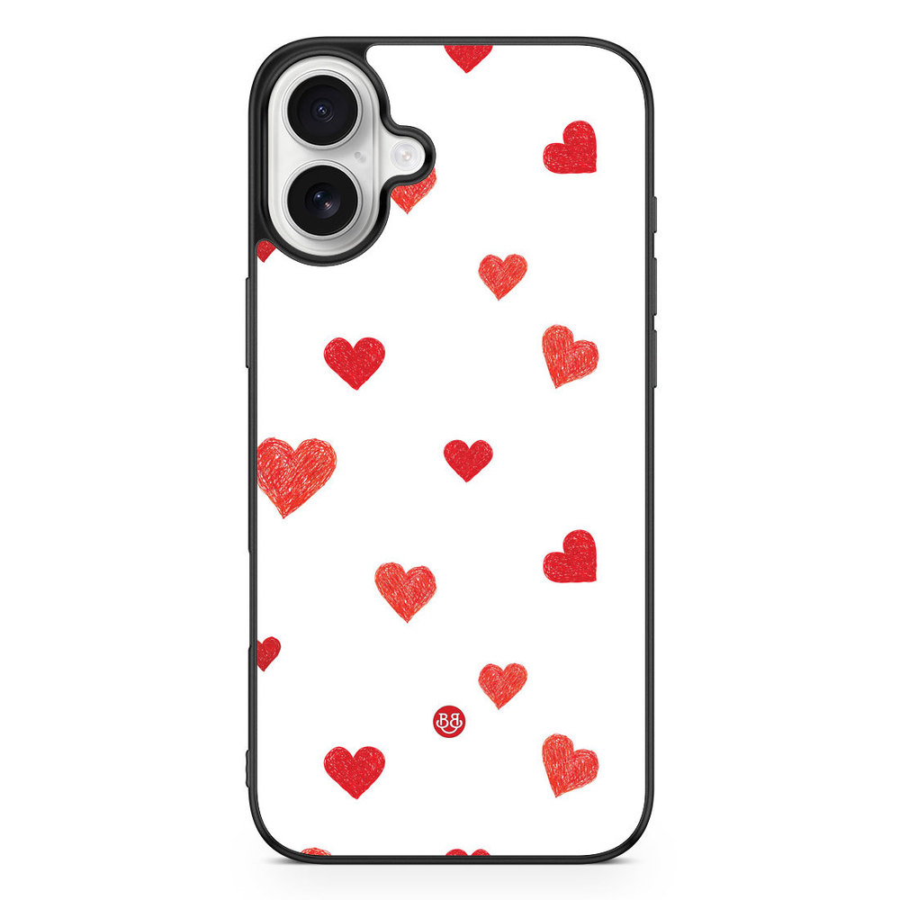 iPhone 16 Plus Case - Painted Heart