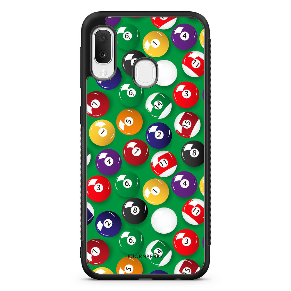 Samsung Galaxy A20e Case - Pool Balls