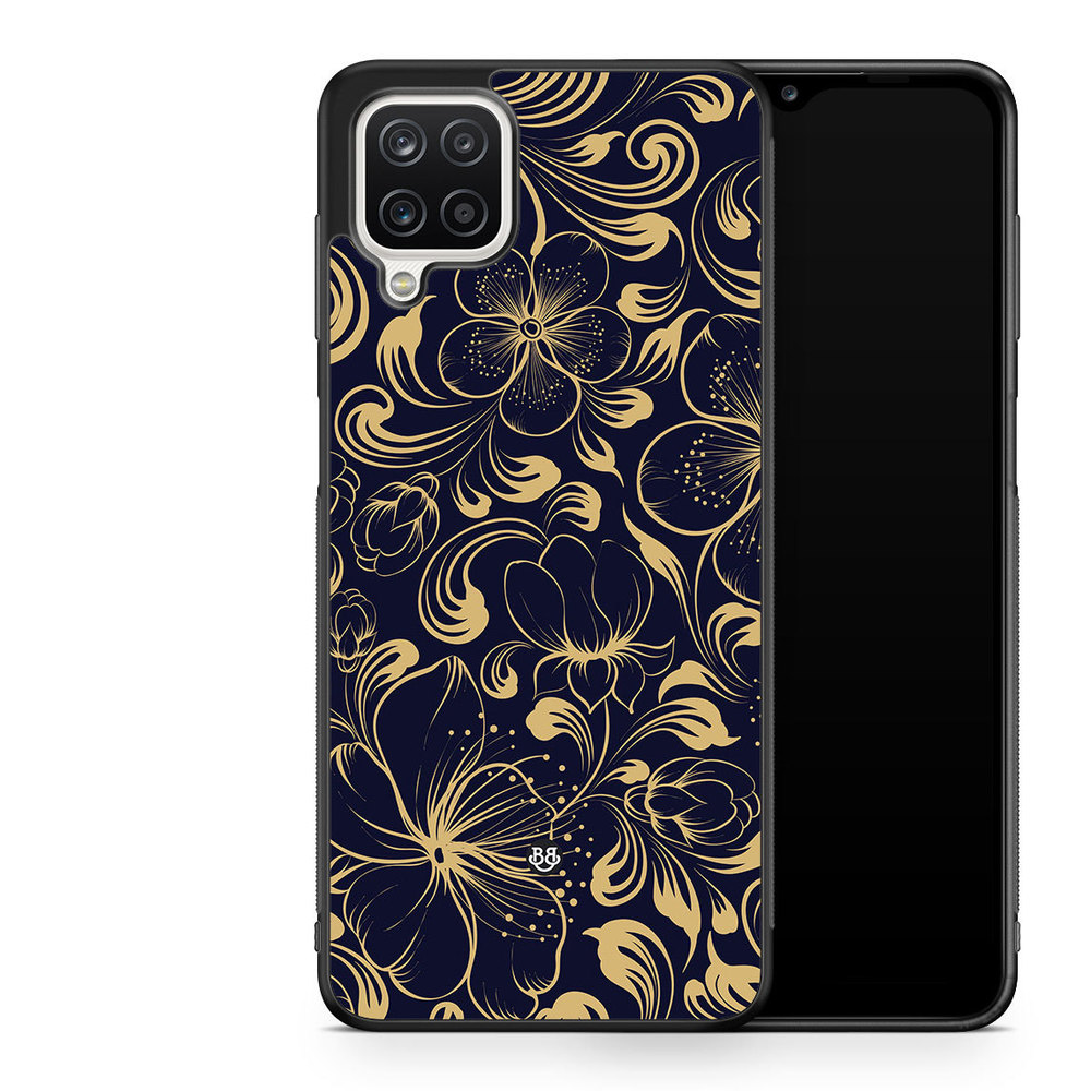 Samsung Galaxy A12 Case - Blue Flowers
