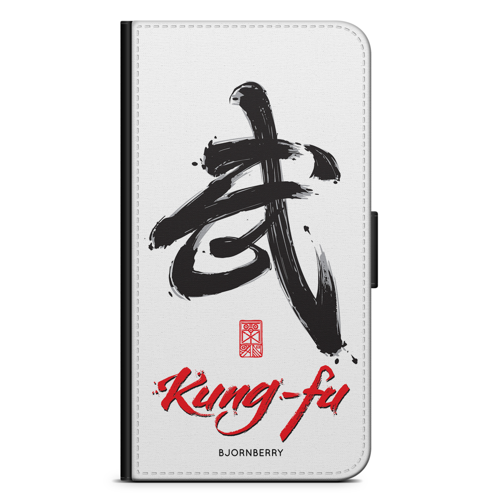 Sony Xperia 5 Plånboksfodral - Kung-fu sign | Mobilskal & Mobilfodral BJORNBERRY