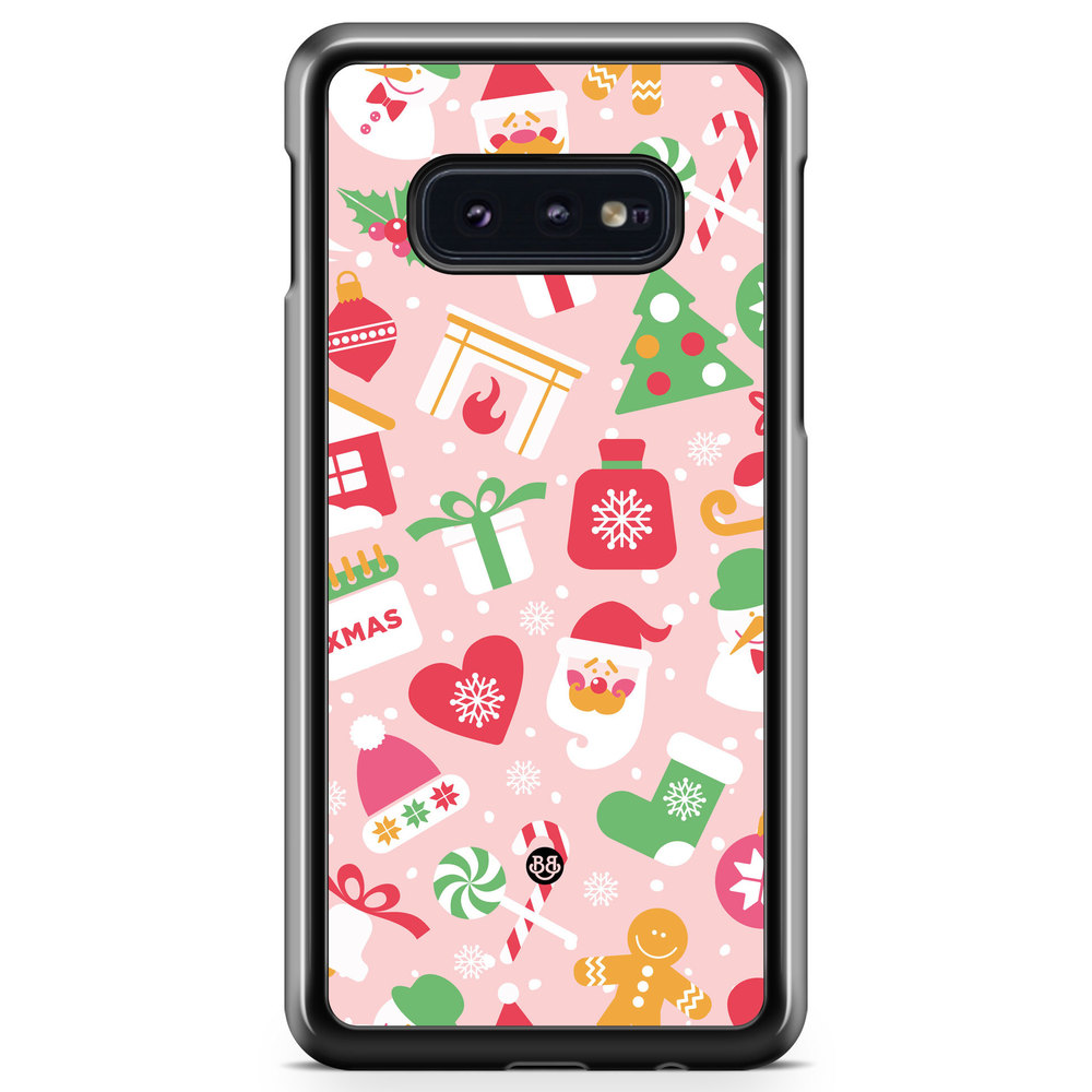 Samsung Galaxy S10e Case - Pink Christmas