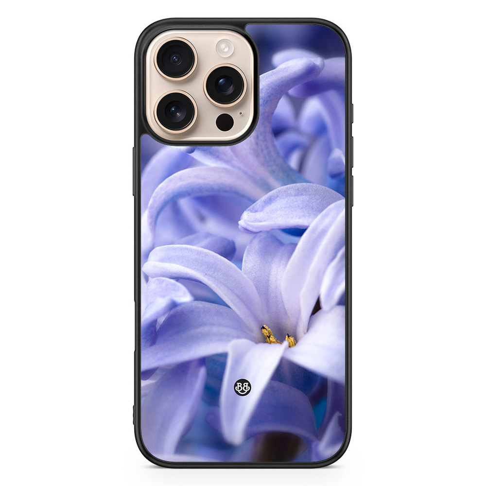 iPhone 16 Pro Max Case - Blue Flower