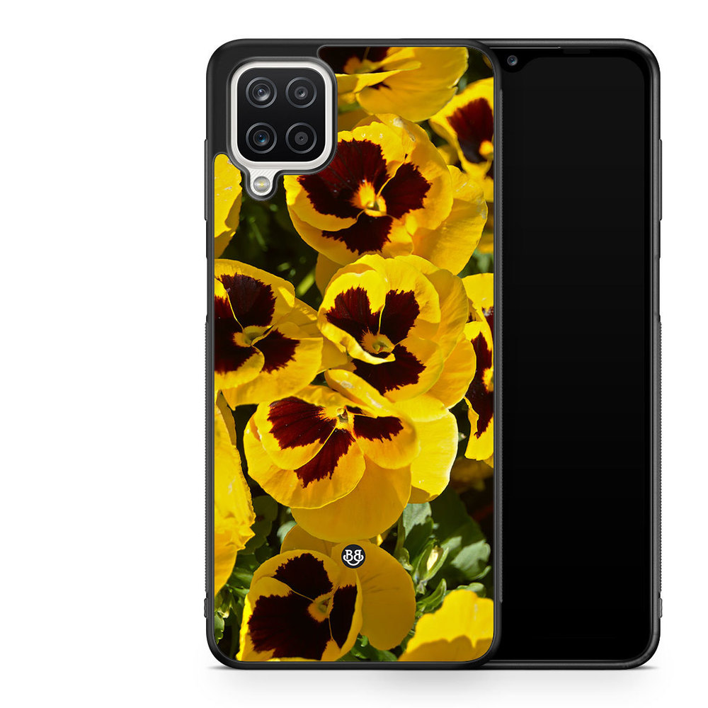 Samsung Galaxy A12 Case - Yellow Spring Flower