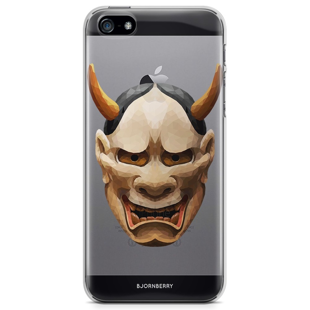 iPhone 5/5S/SE (2016) TPU Case - Hannya Mask