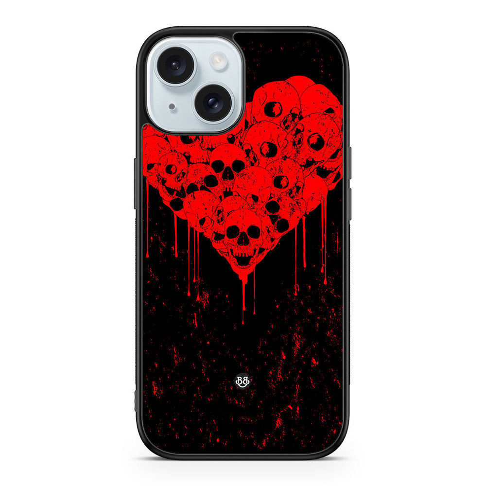iPhone 15 Case - Skull Heart