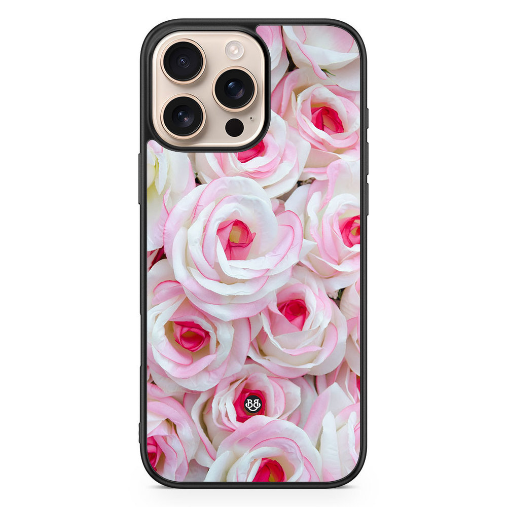 iPhone 16 Pro Max Case - Pink Roses
