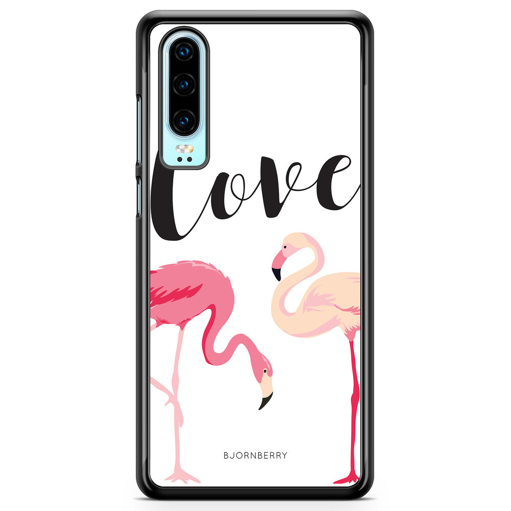 Huawei P30 Case - Love Flamingo