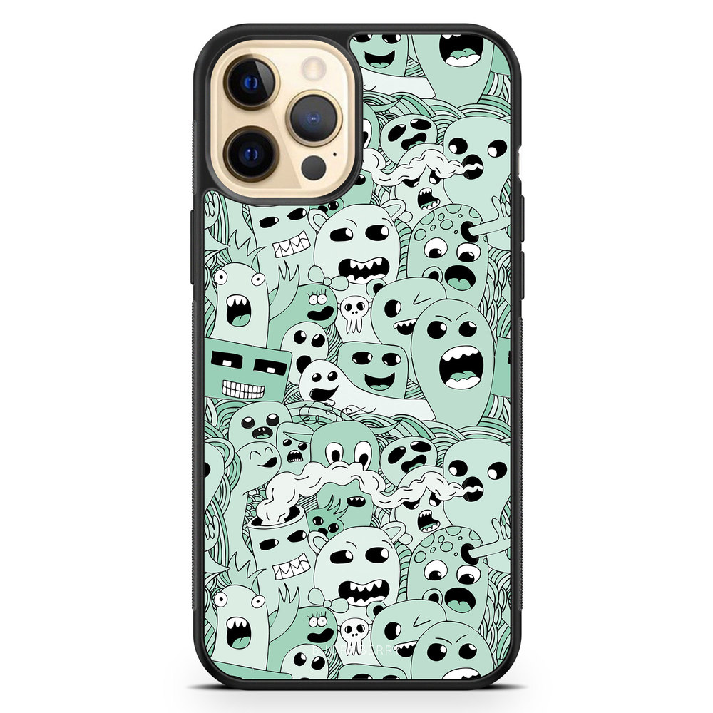 iPhone 12 Pro Max Case - Ghost Pattern