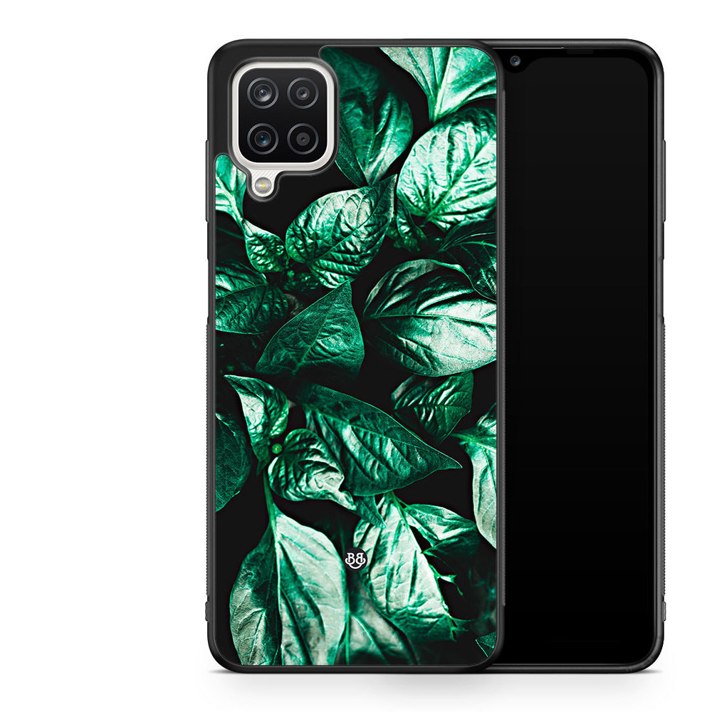 Samsung Galaxy A12 Case - Green Leaves