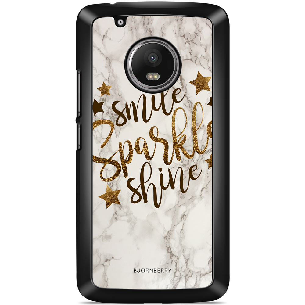Moto G5 Plus Case - Smile,Sparkle,Shine