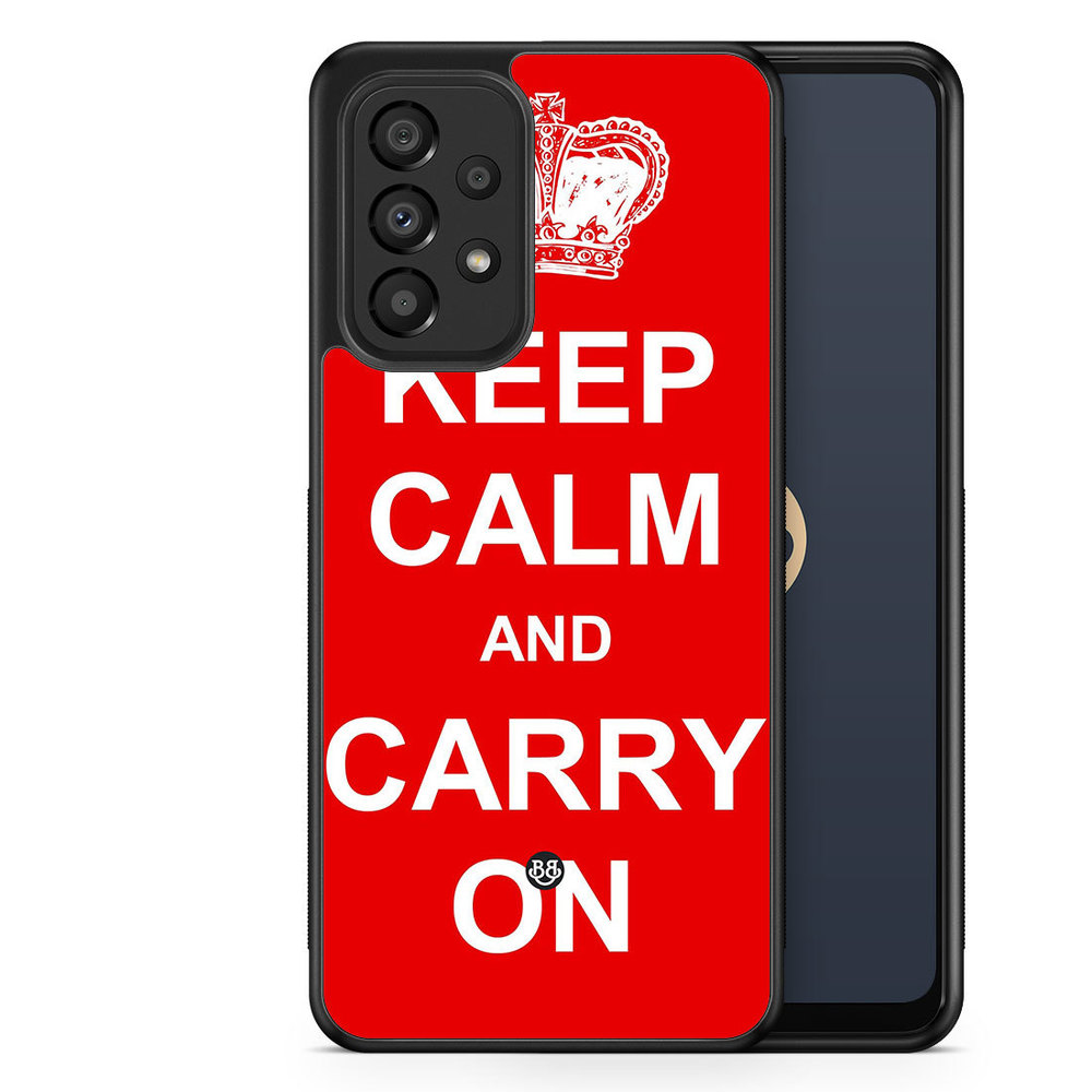 Samsung Galaxy A33 5G Case - Keep calm carry on
