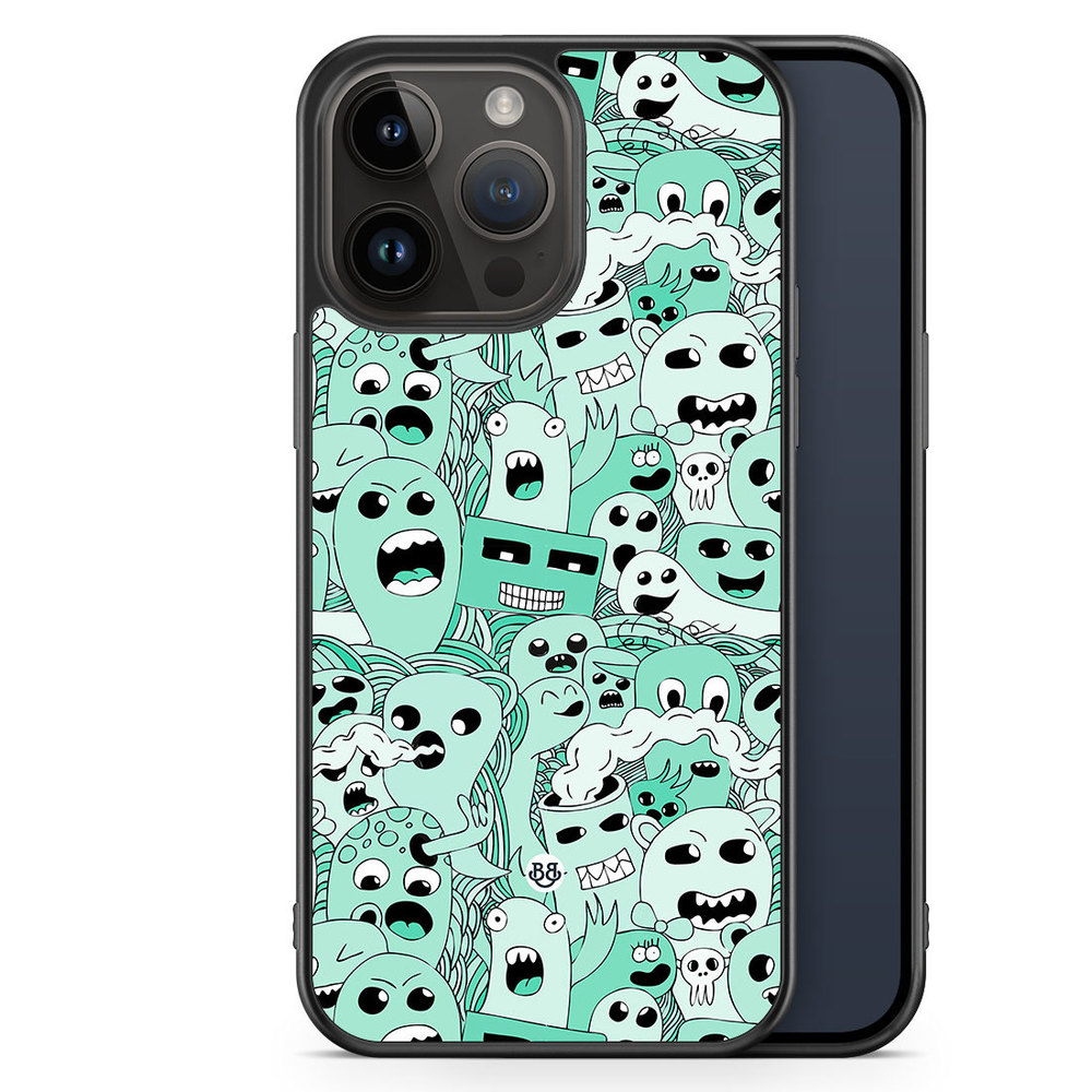 iPhone 14 Pro Max Case - Spökmönster