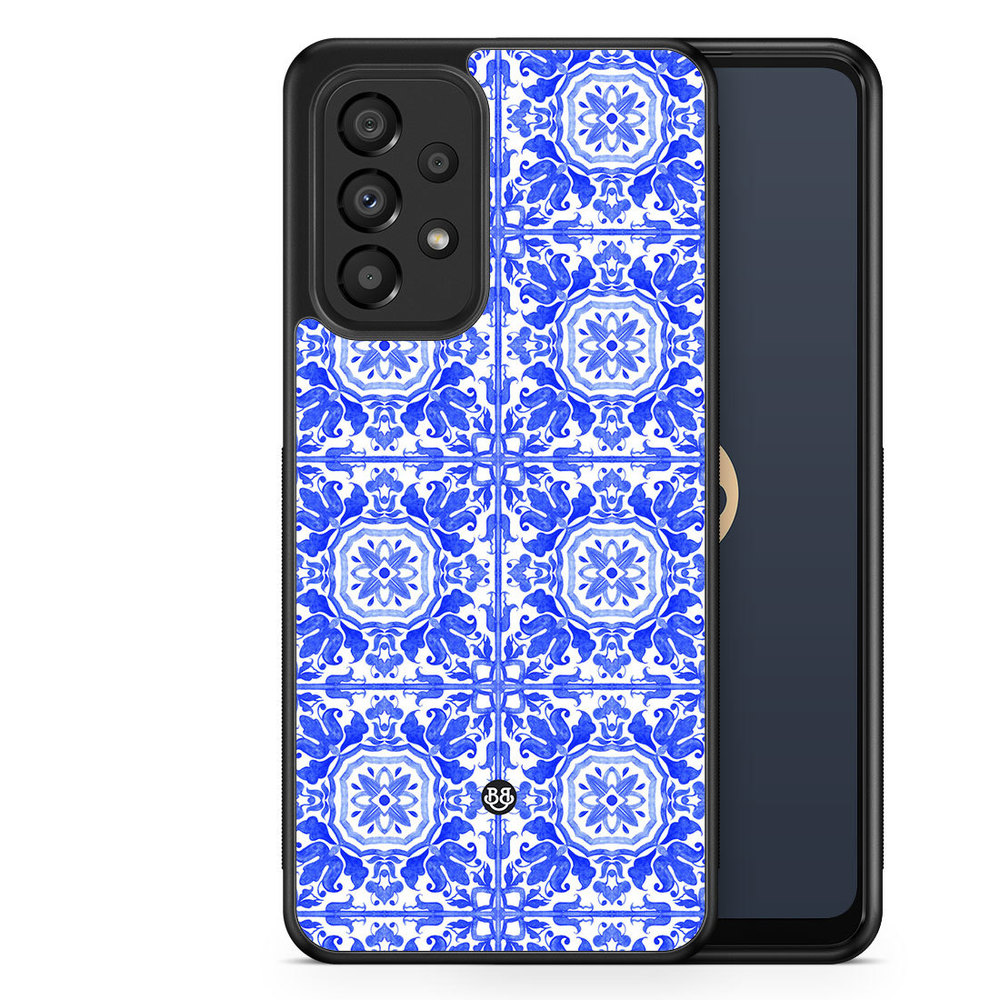 Samsung Galaxy A33 5G Skal - Blått Kakel